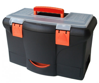 TOOD - Plastový kufr 18" 450x290x260mm s 1x zásuvkou