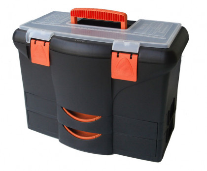 TOOD - Plastový kufr 18" 450x360x260mm s 2x zásuvkou