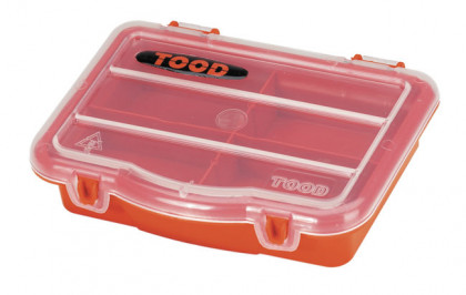 TOOD - Plastový organizér 120x90x30mm - 4 přepážky