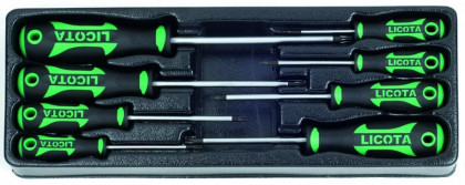 TORX šroubováky, 8 dílů ve výplni do dílenského vozíku - LIACK384013