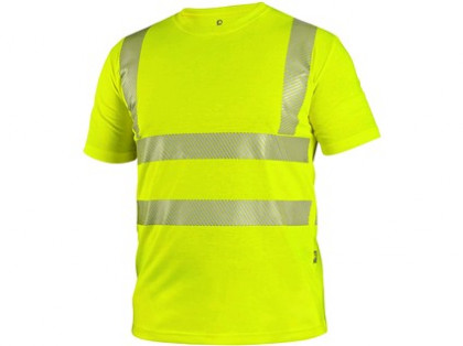 Tričko CXS BANGOR, výstražné, pánské, žluté, vel. L