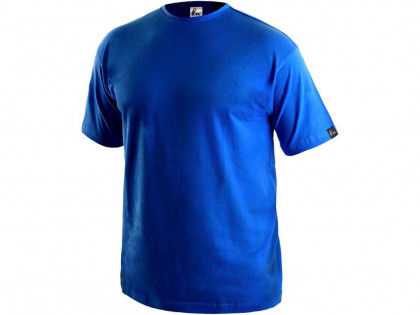 Tričko CXS DANIEL, krátký rukáv, středně modré, vel. 6XL