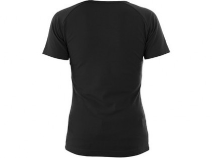 Tričko CXS ELLA, dámské, krátký rukáv, černá, vel. 4XL