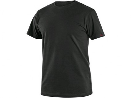 Tričko CXS NOLAN, krátký rukáv, černé, vel. L
