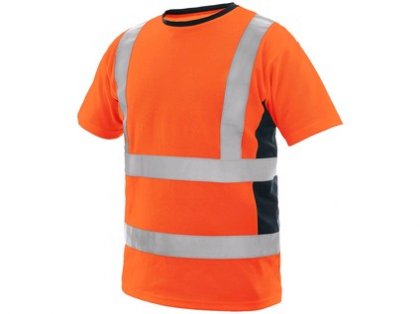 Tričko EXETER, výstražné, pánské, oranžové, vel. L