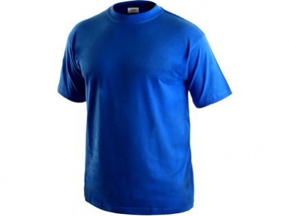 Tričko s krátkým rukávem DANIEL, středně modré