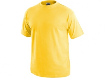 Tričko s krátkým rukávem DANIEL, žluté