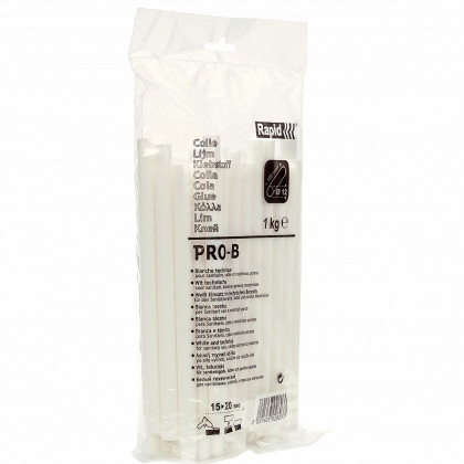 Tyčinky lepící sanitární a kabelové Rapid, pr. 12x190mm, PRO-B, 1kg, sáček