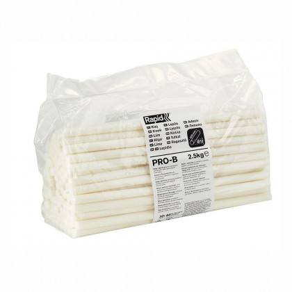 Tyčinky tavné 12x295 mm PRO-B, 2,5kg, bílé