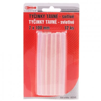 Tyčinky tavné 7x100mm 12 ks svítivé