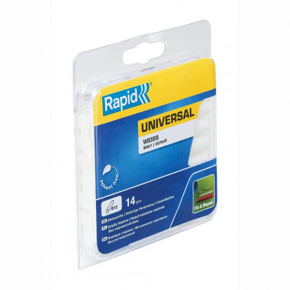 Tyčinky tavné Rapid 12x94mm, 14ks, bílé