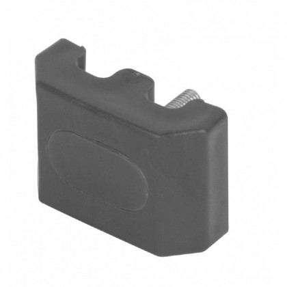 Úchytka na panel tvar M, EUROSTANDARD 60x60 mm, antracit, bal. 10ks