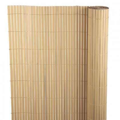 Umělý bambusový plot Ence PVC, UV, 1300g/m2, 2,0x3m, bambus