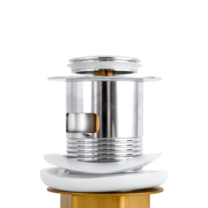 Umyvadlová výpusť pro umyvadla s přepadem MIXXUS, POP-UP-05 | POP-UP-05