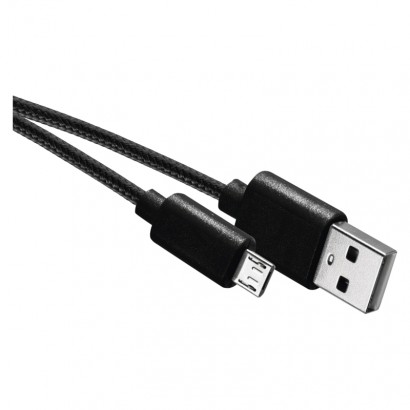 USB kabel 2.0 A/M - micro B/M 2m černý