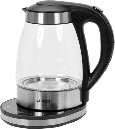 Varná konvice skleněná s nastavitelnou teplotou LED 1,8L