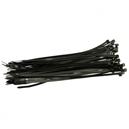 Vázací pásky nylonové černé | 200x3,6 mm, 1bal/50ks