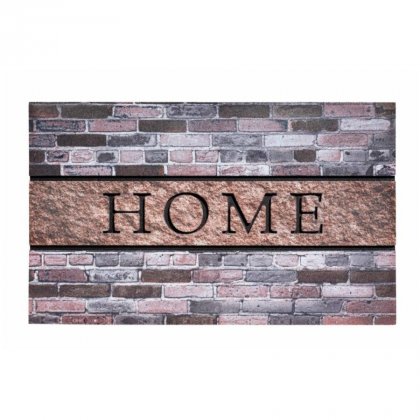 Venkovní vstupní čistící rohož Residence, Home Bricks, FLOMA - délka 45 cm, šířka 75 cm a výška 0,9 cm