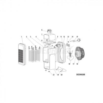 Ventilátor motoru 170/34