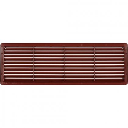 Větrací mřížka dveřní - VM 400x130 D H hnědá