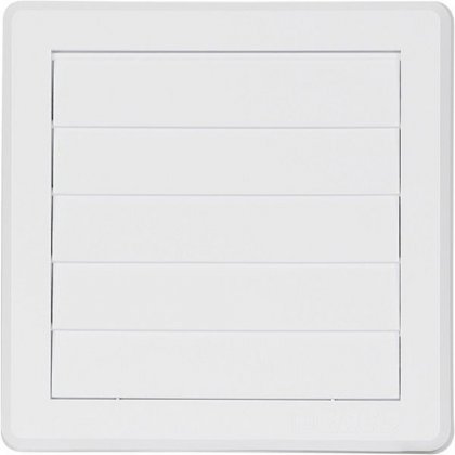 Větrací mřížka gravitační - VM 200x200 G/150 B bílá