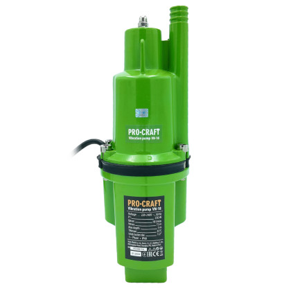 Vibrační čerpadlo Procraft VN-18 sada s hadicí 15m 3/4" PR-4GH1915 | SVN-18