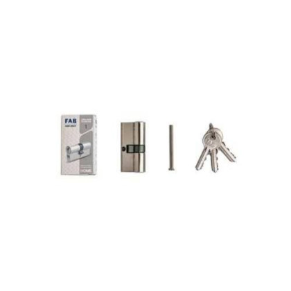 Vložka zámku, FAB HOME NIKL, 65 mm, 3 klíče