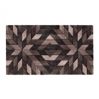 Vnitřní čistící pratelná vstupní rohož FLOMA Fusion Dry Wood - 67 x 120 cm