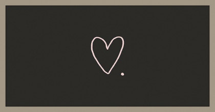 Vnitřní čistící pratelná vstupní rohož FLOMA Love Dot - 40 x 80 x 0,8 cm