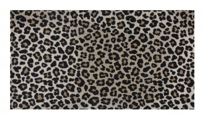 Vnitřní čistící pratelná vstupní rohož FLOMA Safari - 67 x 120 x 0,8 cm