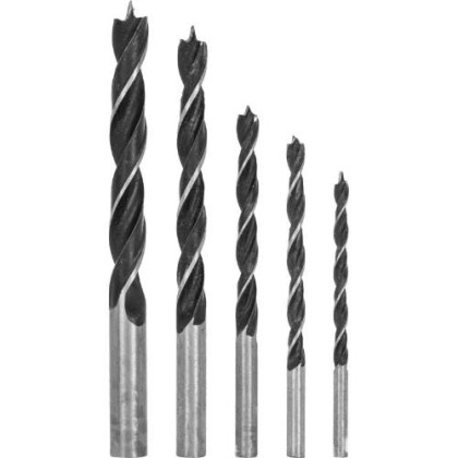 Vrták do dřeva, sada 5 ks, 4 – 10 mm, MEGA, PROLINE