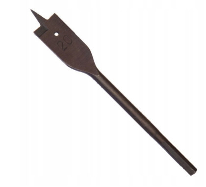 vrták plochý do dřeva se stopkou šetihran 1/4",25x150 mm