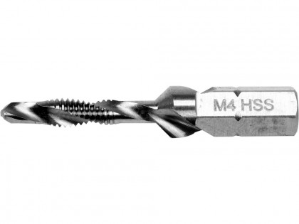 Vrták se závitníkem M4 HEX