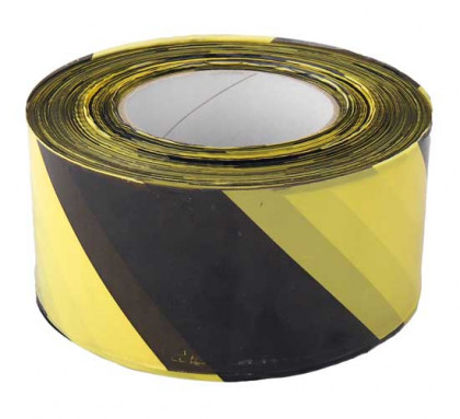 Výstražná páska 70mm/500m - žluto/černá