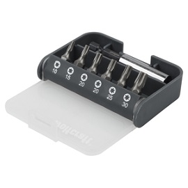 WOLFCRAFT - Box s bity, 7-dílů, 6x Torx 10-30 + adaptér