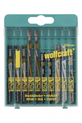 WOLFCRAFT - pilové plátky hloubka řezu 1-50mm - 10 ks