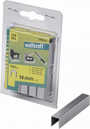 WOLFCRAFT - Spona široká čalounická 11,2mm výška 14mm, 1000ks