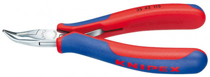 Zahnuté půlkulaté kleště 115 mm Knipex pro elektroniku - 3542115