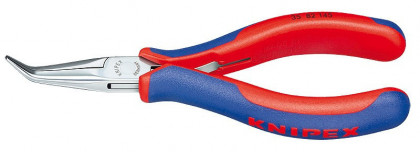 Zahnuté půlkulaté kleště 145 mm pro elektroniku - 3582145