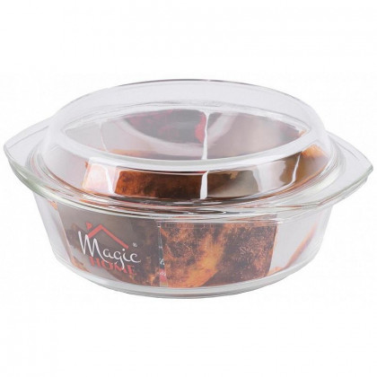 Zapékací mísa MagicHome, 2.5 lit, borosilikátové sklo, oválná