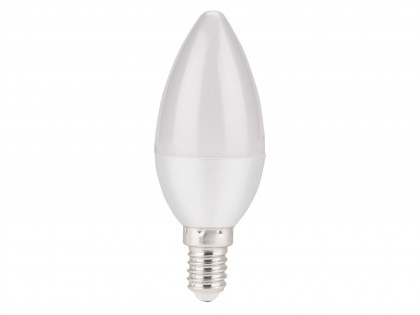 žárovka LED svíčka, 440lm, 5W, E14, denní bílá