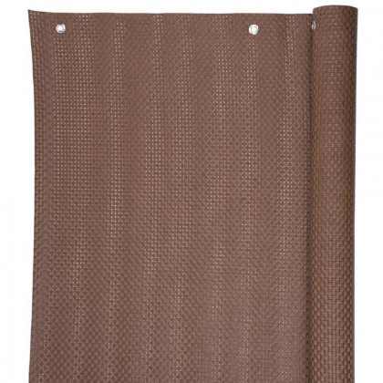 Zástěna Polyratan UV, 800g/m, 90cm výška, 3m návin, hnědá