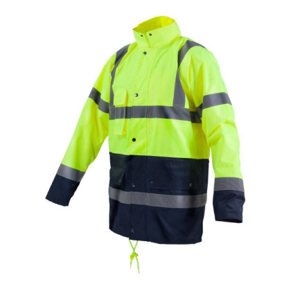 Zateplená bunda výstražná multifunkční 5v1 XL STALCO S-44182