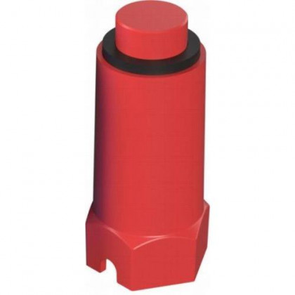 Zátka tlaková 1/2", modrá