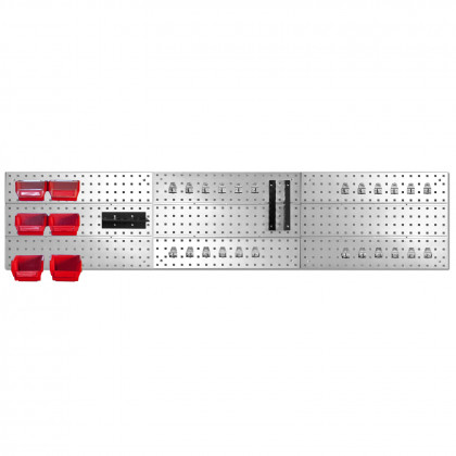 Závěsná stěna s držáky 3 díly 1725x385 mm