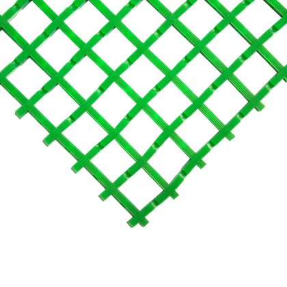 Zelená olejivzdorná průmyslová univerzální rohož - 10 m x 60 cm x 1,2 cm