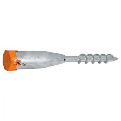 Zemní vrut GS03, Zn, 550x60x1,7mm