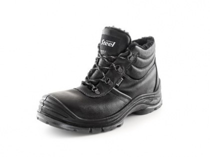 Zimní kotníková obuv s ocelovou špicí SAFETY STEEL NICKEL S3, vel. 38