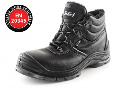 Zimní kotníková obuv s ocelovou špicí SAFETY STEEL NICKEL S3