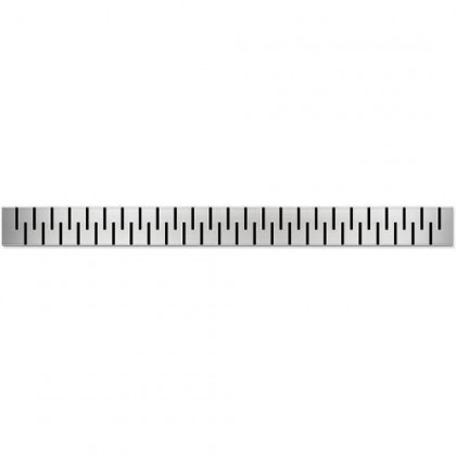 Žlab podlahový lineární ke stěně 750 mm, D 40 mm, boční, medium mat, ENPRO